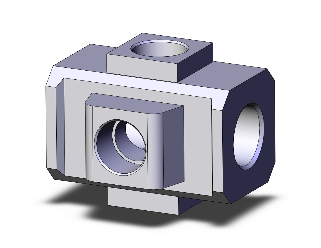 SMC Y44-03-A cross spacer, AC FRL COMBO