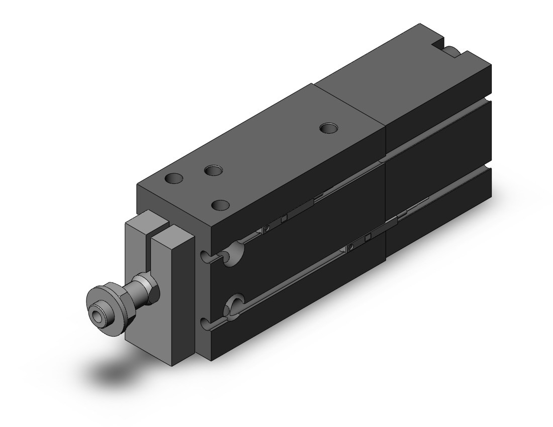 SMC ZCDUKC25-25D-M9NL cyl, free mount for vacuum, COMPACT CYLINDER W/VACUUM