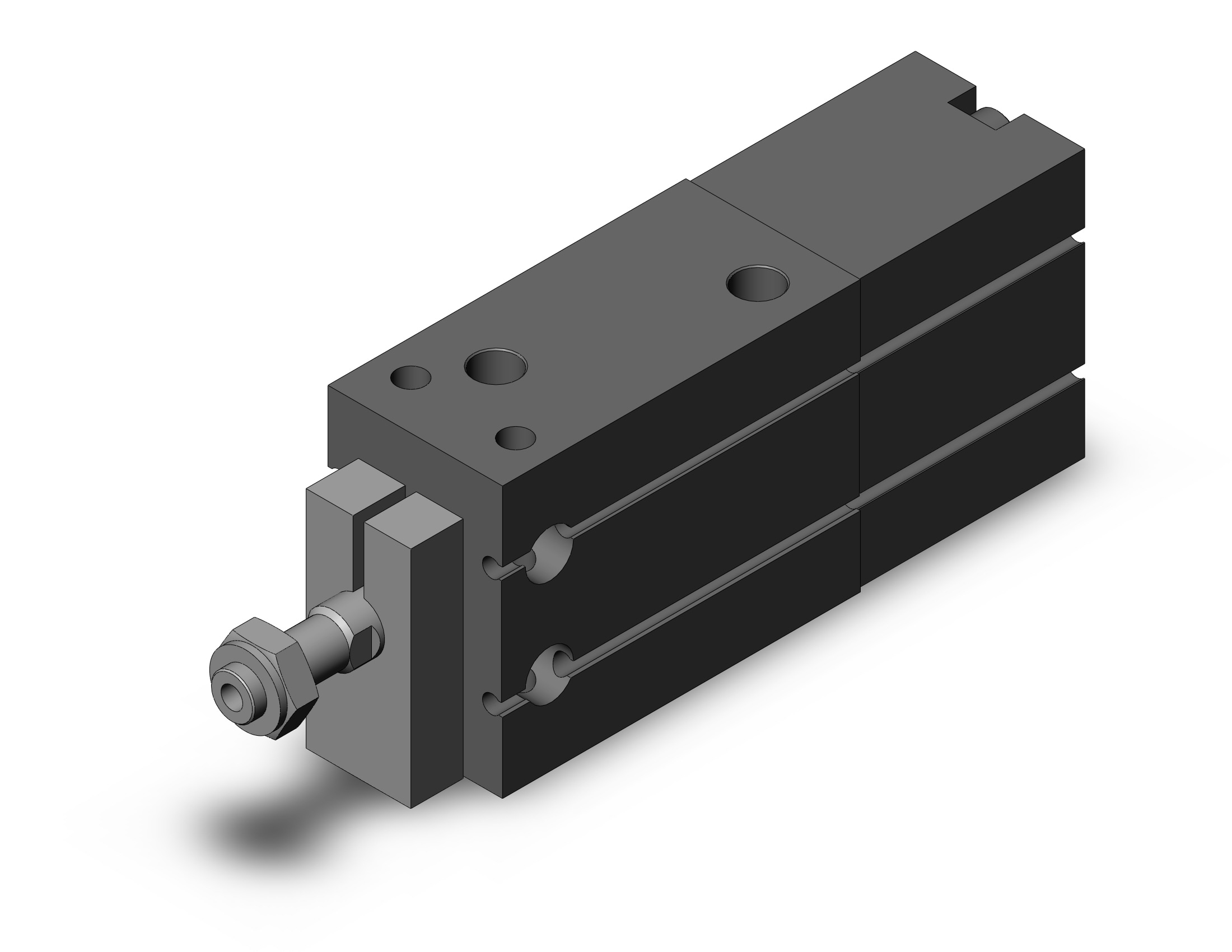 SMC ZCDUKC32TF-30D cyl, free mount for vacuum, COMPACT CYLINDER W/VACUUM