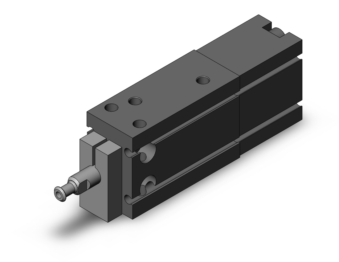 SMC ZCDUKD20-15D cyl, free mt, w/vacuum, ZCU COMPACT CYLINDER