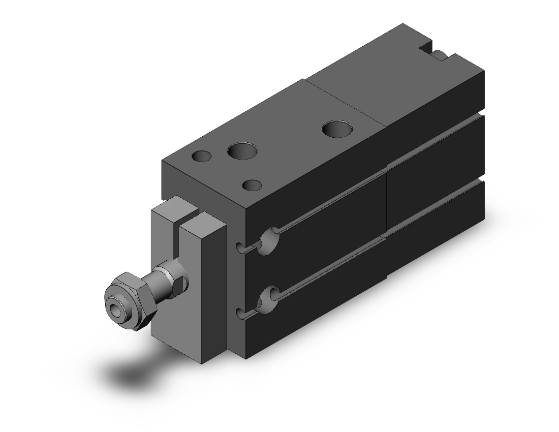 SMC ZCUKC32TN-25D cyl, free mount for vacuum, COMPACT CYLINDER W/VACUUM