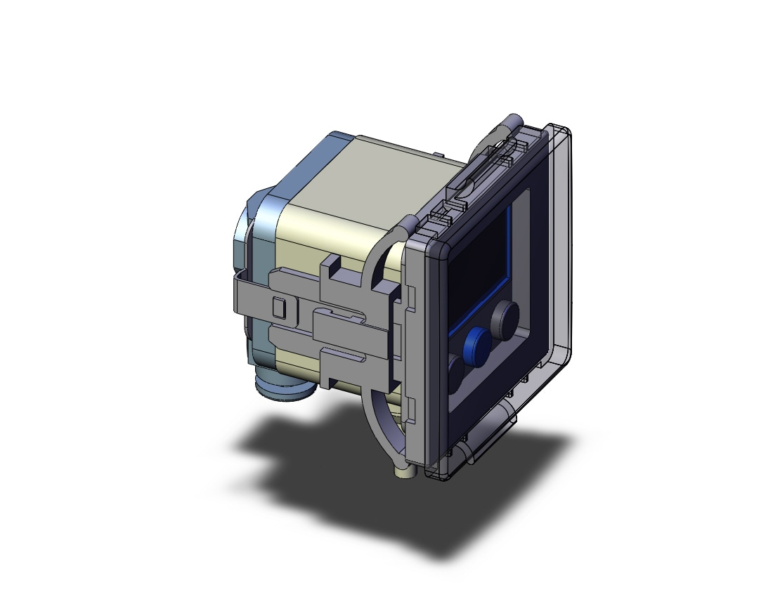 SMC ZSE40A-C4-S-F switch assembly, ZSE40/50/60 VACUUM SWITCH