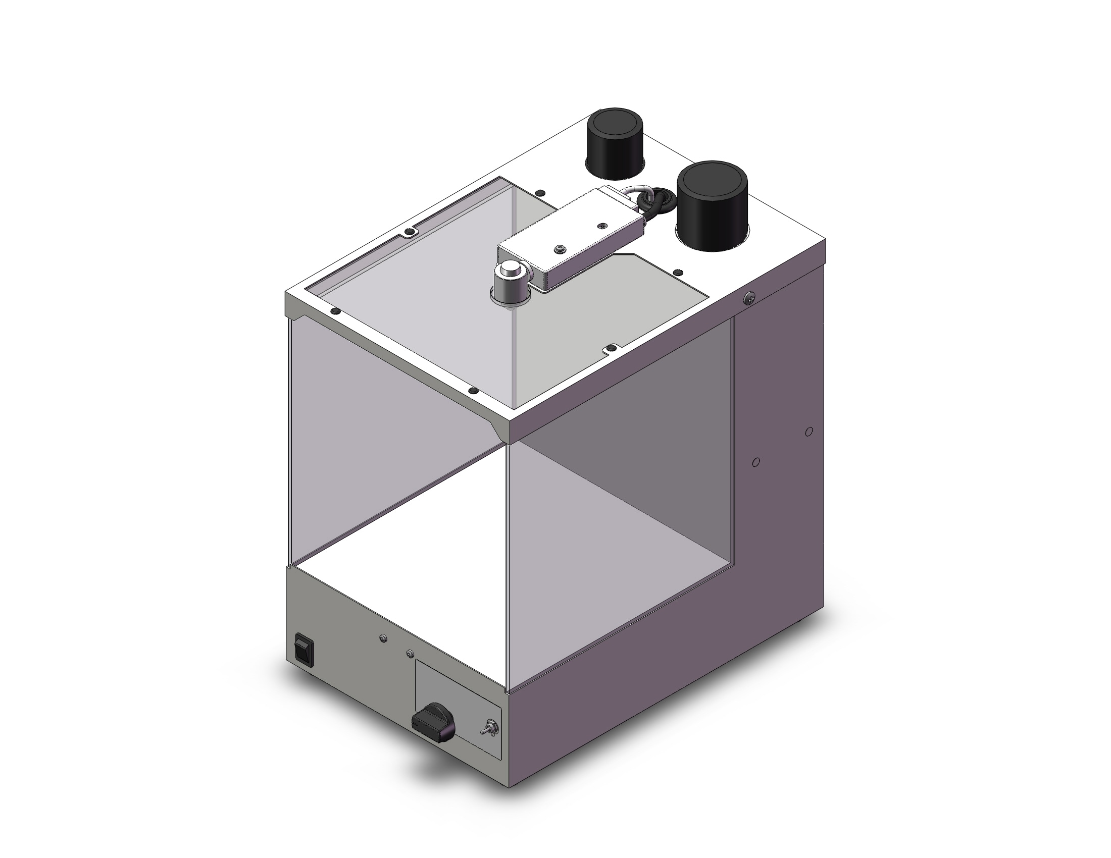 SMC ZVB20-BSA-DPS desktop duster box, IZS/IZF IONIZER