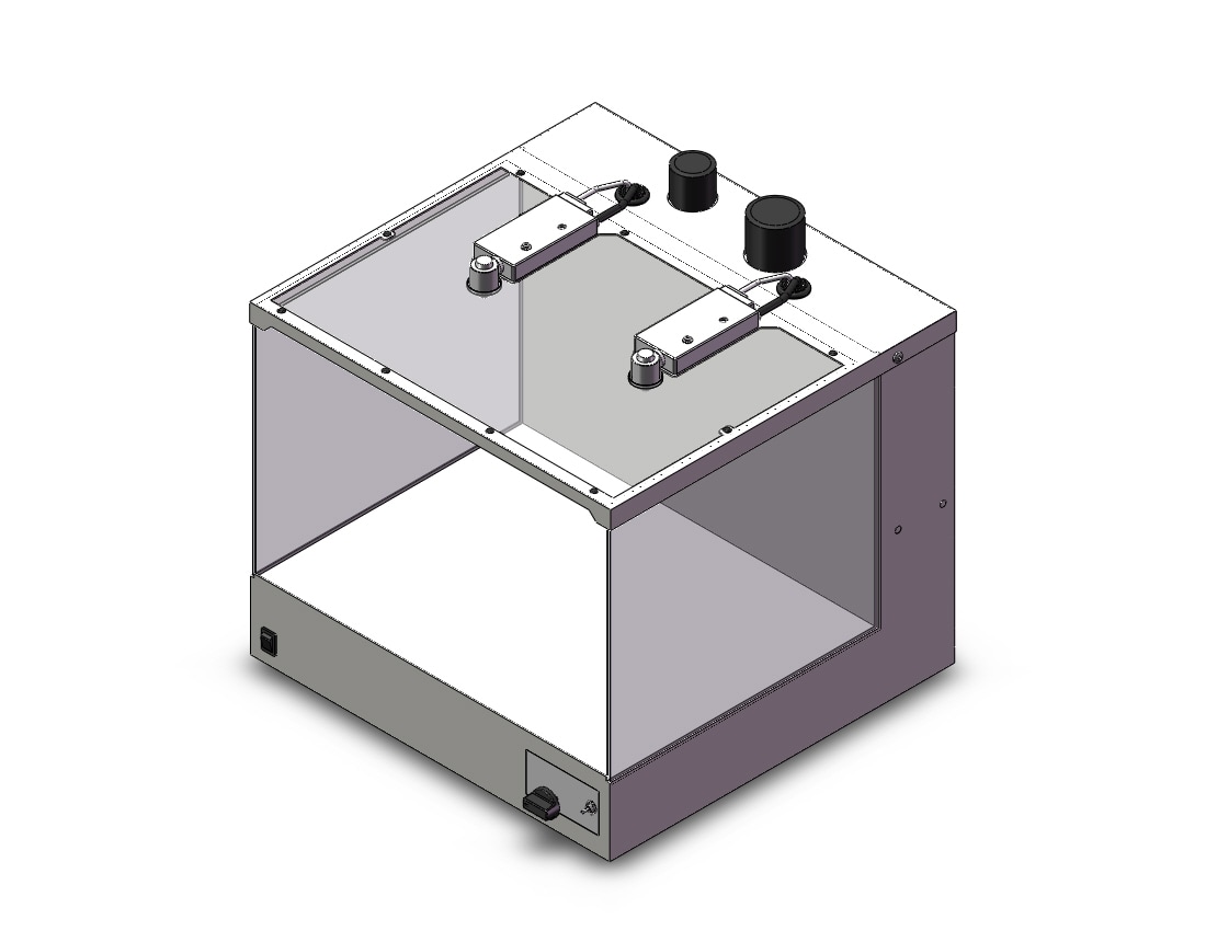 SMC ZVB40-BA-DPS desktop duster box, IZS/IZF IONIZER