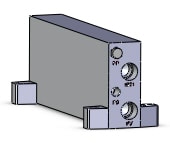 SMC ZZX105-TB mfld ejector, ZZX1 MANIFOLD UNIT