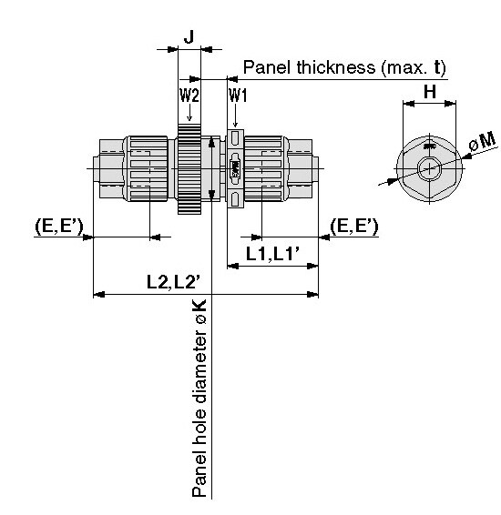 SMC LQ3P6A Fitting, High Purity,tube Conn, LQ FITTING