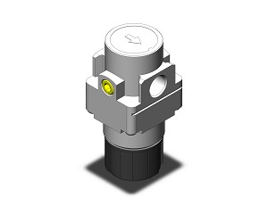 SMC AR20-02-1-A regulator, AR MASS PRO-AR20-02-1-A