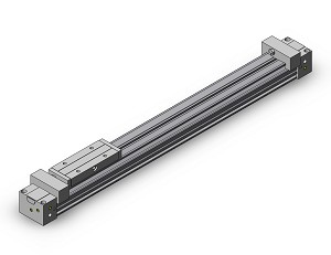 SMC MY1B20-300A cyl, rodless, mech joint, MY1B GUIDED CYLIND