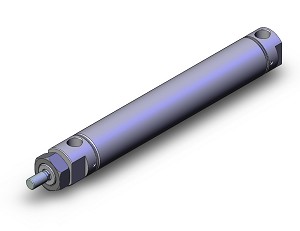 SMC NCDMB106-0500A cyl,air 1 1/16 bore, air cush, NCM ROUND BODY CYLINDER