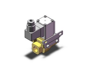 SMC VXZ243FZ2AXB valve, VXD/VXZ 2-WAY MEDIA VALVE-VXZ243FZ2A